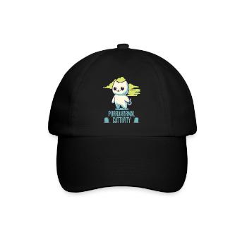 Purranormal Cattivity Spooky Cat Lover - Casquette classique - noir/noir - Devant