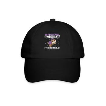 Meerkat Halloween Witch Witches I'm Adorable - Baseball Cap - black/black - Front