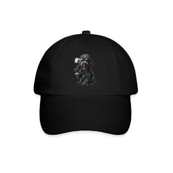 Caniche - Casquette classique - noir/noir - Devant