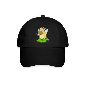 Baguette de fée girafe - Casquette classique - noir/noir - Devant