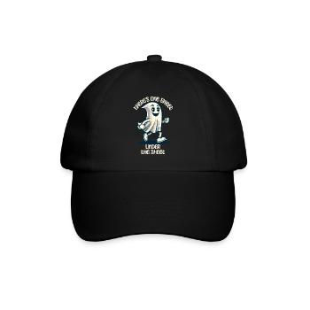 Drôle de fantôme déguisement Tenue d’Halloween - Casquette classique - noir/noir - Devant