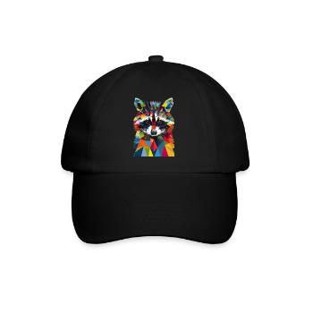 Raton laveur - Casquette classique - noir/noir - Devant