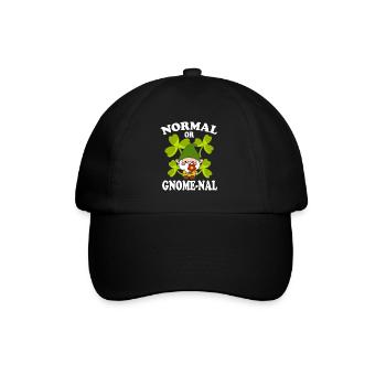 Jardinage de gnome normal ou gnome-na drôle - Casquette classique - noir/noir - Devant