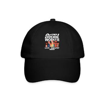 Social Workers Love Empathy Trust - Baseball Cap - black/black - Front