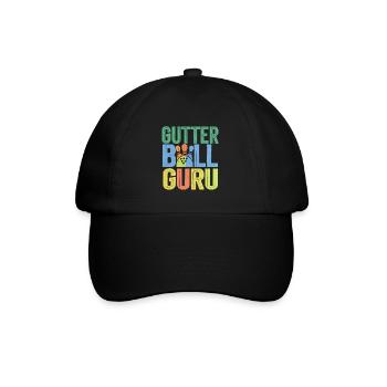 Gutter Ball Guru 6 - Baseballkappe - Schwarz/Schwarz - Vorne