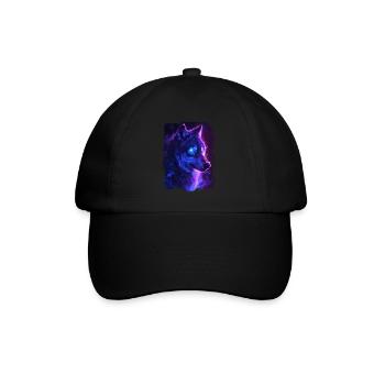 Wolf - Baseball Cap - black/black - Front
