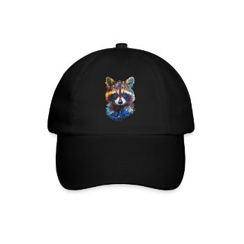 Raton laveur - Casquette classique - noir/noir - Devant