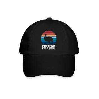 Emu Dire Australie Emus Drôle Cadeau D’émeu - Casquette classique - noir/noir - Devant