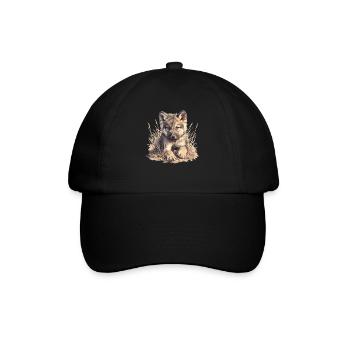 Loups Loup - Casquette classique - noir/noir - Devant