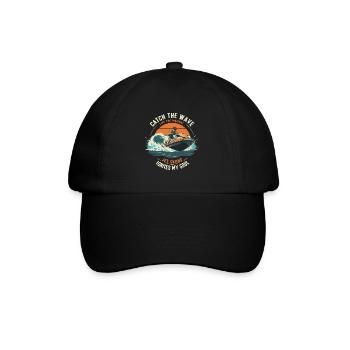 Catch the wave, live the moment - Jet Skiing ignit - Baseball Cap - black/black - Front