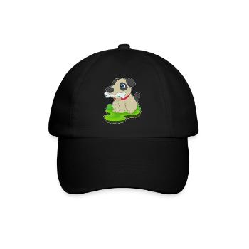 Os de chien - Casquette classique - noir/noir - Devant