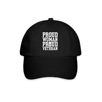 Honor Veterans Day with Patriotism and Military - Baseball Cap - black/black - Front