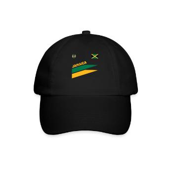 Jamaïque Jamaïque Rasta Raggea Drapeau Rastafari - Casquette classique - noir/noir - Devant