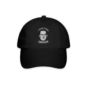 I speak fluent sarcasm - Baseball Cap - black/black - Front