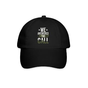 Ehre Den Vietnam Veteranen Mit Patriotismus Und - Baseballkappe - Schwarz/Schwarz - Vorne