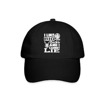Deer Hunting Deer Hunting I Like Big Bucks - Baseball Cap - black/black - Front
