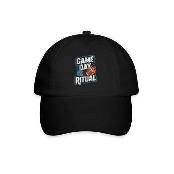 L’heure de l’atterrissage pour les fans de football et - Casquette classique - noir/noir - Devant