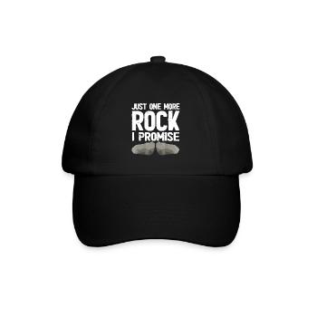 Rock Collector Geology Geologist - Baseballkappe - Schwarz/Schwarz - Vorne