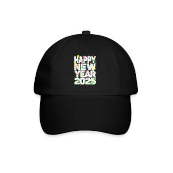 Fête du Nouvel An Bonne Année 2025 - Casquette classique - noir/noir - Devant