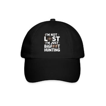 Bigfoot croyant Sasquatch Cryptide Créature de la forêt - Casquette classique - noir/noir - Devant