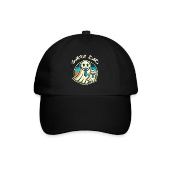 Ghoul Dad Funny Ghost Gang - Baseball Cap - black/black - Front