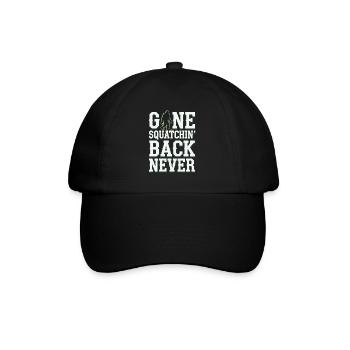 Bigfoot croyant Sasquatch Cryptide Créature de la forêt - Casquette classique - noir/noir - Devant