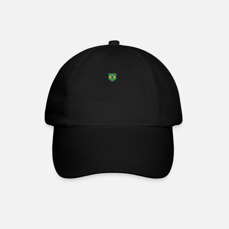 Brésil Brésil Maillot brésilien Rio de Janeiro - Casquette classique - noir/noir