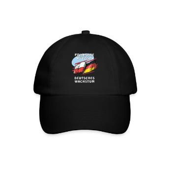 POLISH ROOTS, GERMAN GROWTH - Baseball Cap - black/black - Front
