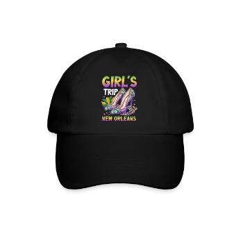 Girls Trip New Orleans - Baseballkappe - Schwarz/Schwarz - Vorne