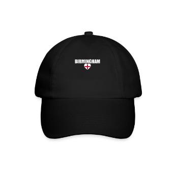 Birmingham Angleterre Drapeau anglais Anglais - Casquette classique - noir/noir - Devant