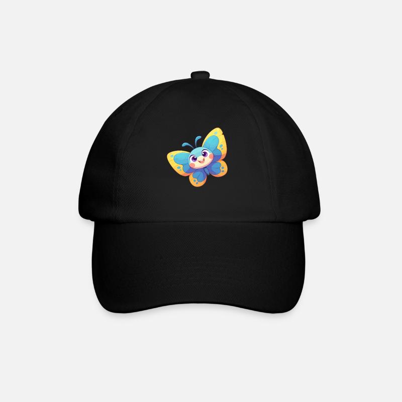 papillon papillons papillon papillon - Casquette classique - noir/noir