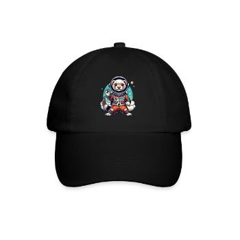 Propriétaire de furet, Amateur de furets, Bonbons - Casquette classique - noir/noir - Devant