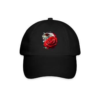 Mexique Mexique Cadeau mexicain Flag Football - Casquette classique - noir/noir - Devant