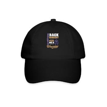 Back Surgery Back Surgery Made Me A Warrior - Baseball Cap - black/black - Front