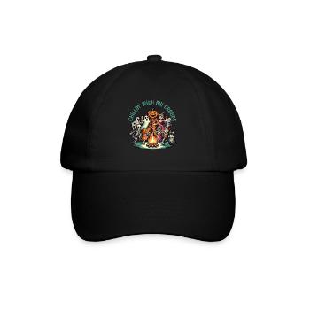 Halloween fun with my creeps - Baseball Cap - black/black - Front