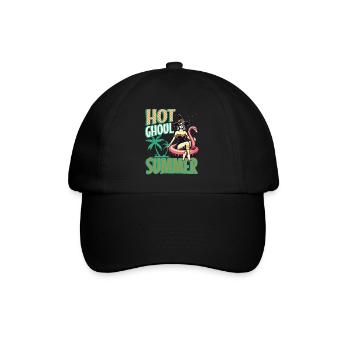 Heißer Ghoul Sommer Hexenflair - Baseballkappe - Schwarz/Schwarz - Vorne
