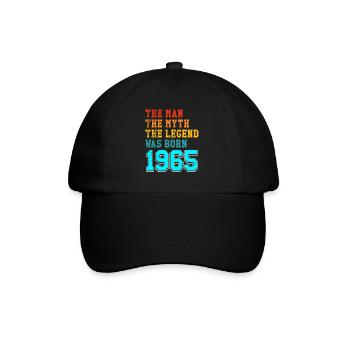 60e anniversaire 1965 L’homme du mythe - Casquette classique - noir/noir - Devant