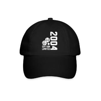 2004 Limited Edition Petanque 20th Anniversary - Baseball Cap - black/black - Front
