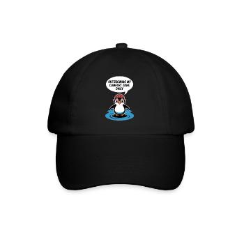 Grow Beyond Me Daily With Penguin - Baseball Cap - black/black - Front