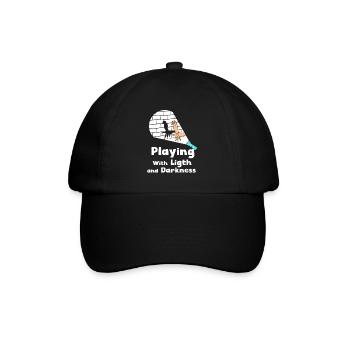 Shadow Puppetry Theater Show Art - Baseball Cap - black/black - Front