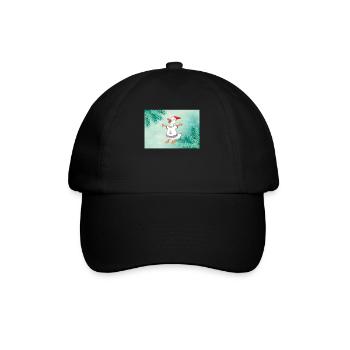 Canard de Noël en pull festif Noël - Casquette classique - noir/noir - Devant