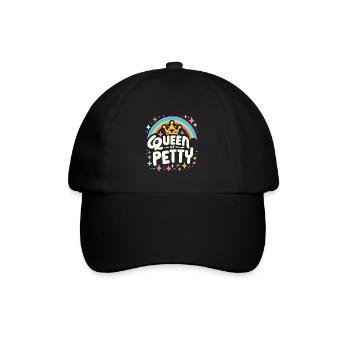 Queen Of Petty 5 - Baseballkappe - Schwarz/Schwarz - Vorne