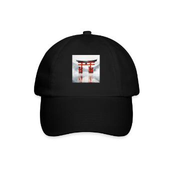 Japan - Baseballkappe - Schwarz/Schwarz - Vorne