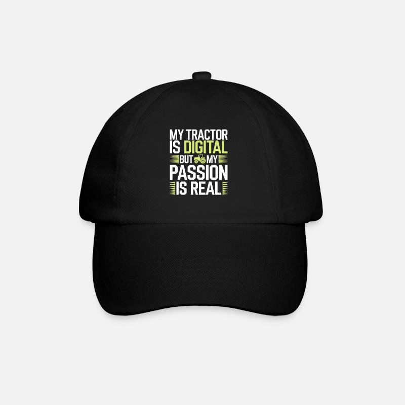Farming Simulator Virtual Farming Game Fan Farm - Baseball Cap - black/black
