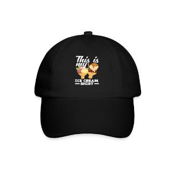 Cream Lover My Cream Shirt - Baseball Cap - black/black - Front