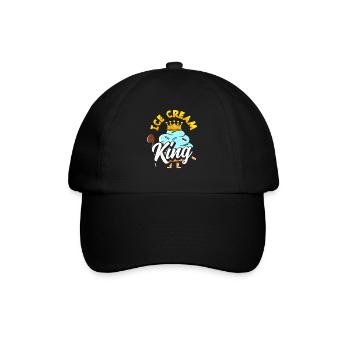 Cream Lover King Crown - Baseball Cap - black/black - Front