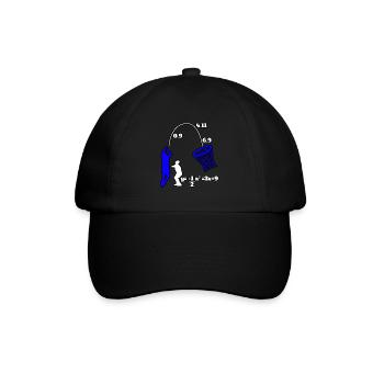 Sports Baller Hoops Player Calculation Basketball - Baseball Cap - black/black - Front