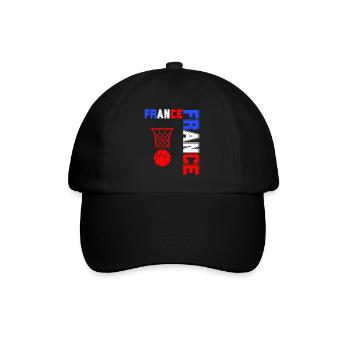 drapeau france cadeau, cadeau france drapeau - Casquette classique - noir/noir - Devant
