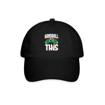 Handball Me Are Like - Baseballkappe - Schwarz/Schwarz - Vorne