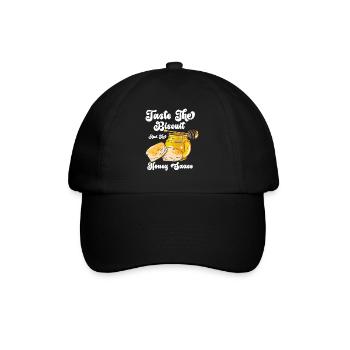 Goûtez le biscuit Goûtez les bienfaits - Casquette classique - noir/noir - Devant